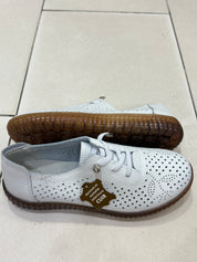Basket cuir 5161 White