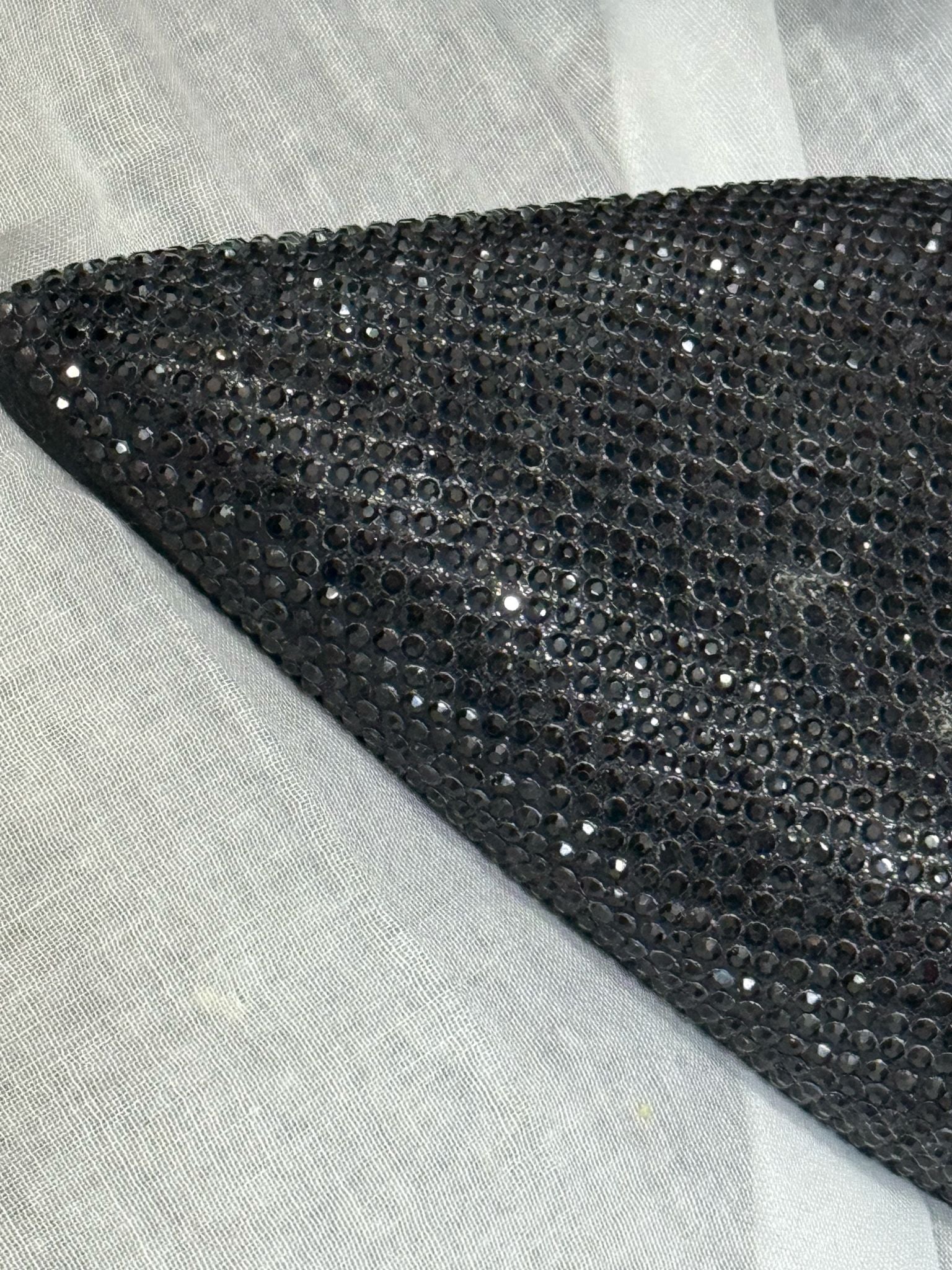 Escarpin lurex noir