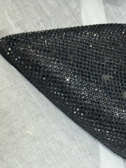 Escarpin lurex noir