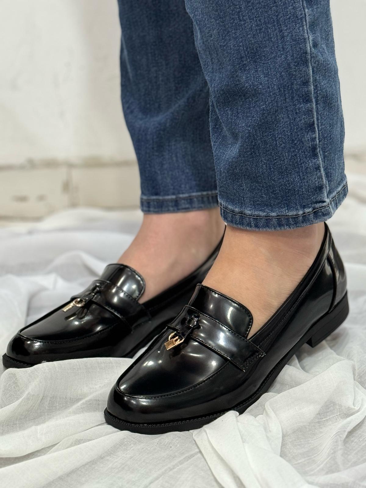 Mocassin noir