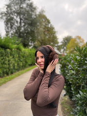 Cache oreille - marron