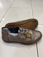 Basket cuir 5161 iron Gray