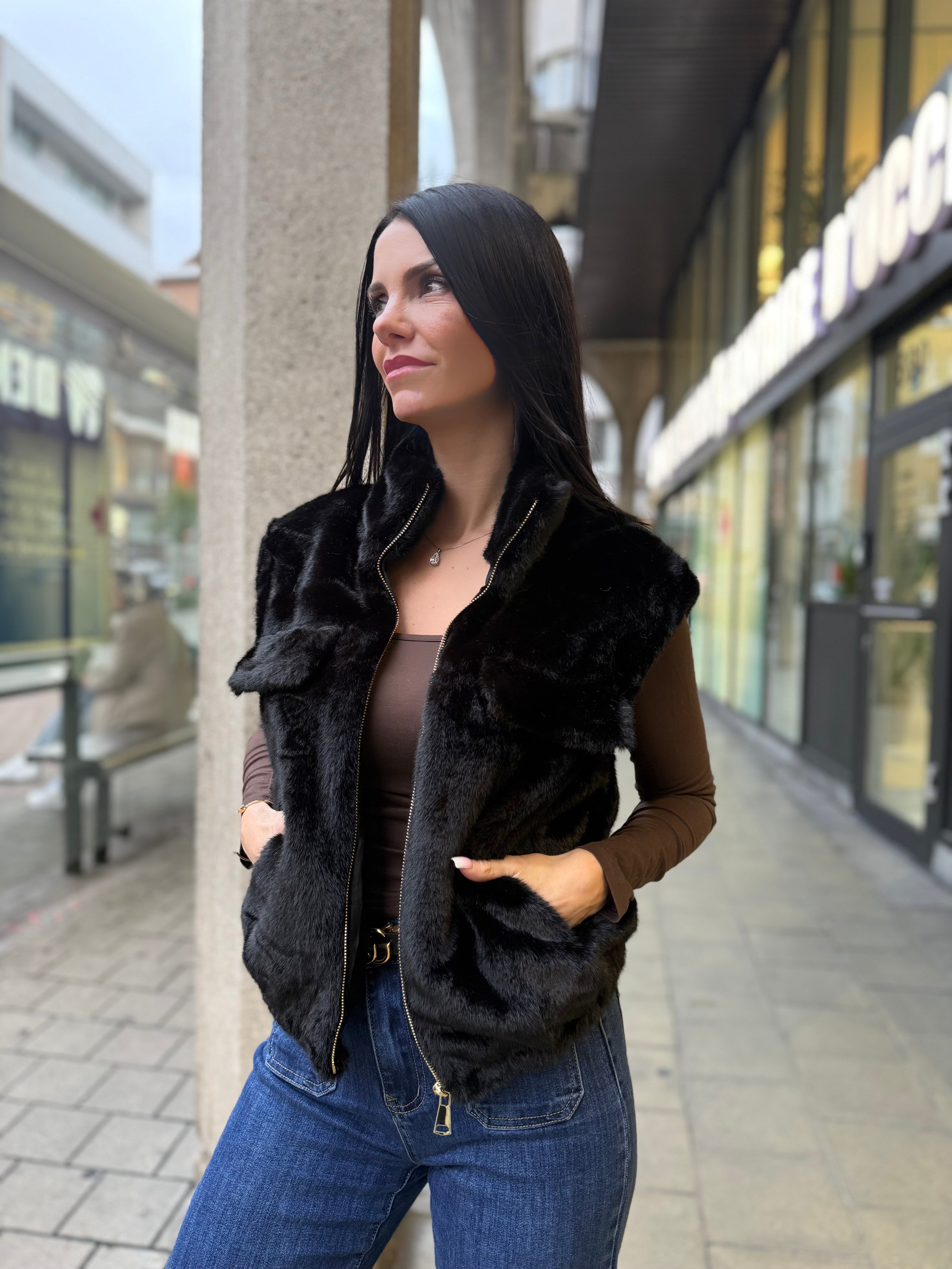 Gilet sans manches - Noir
