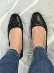 Mocassin noeud noir