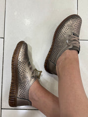 Basket cuir 5161 iron Gray