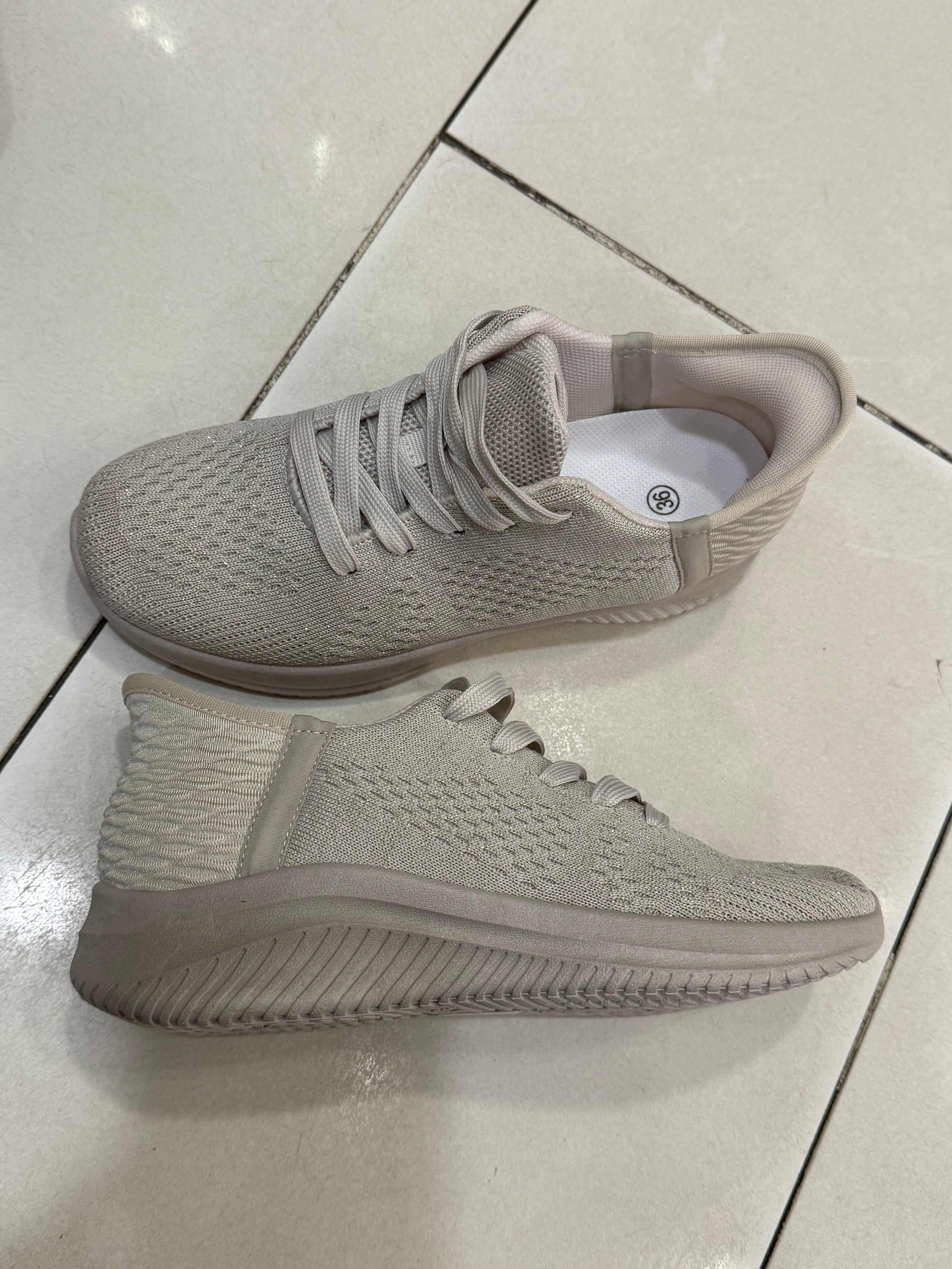 Baskets “Soft Knit Beige” – Ultra Légères & Confort Absolu
