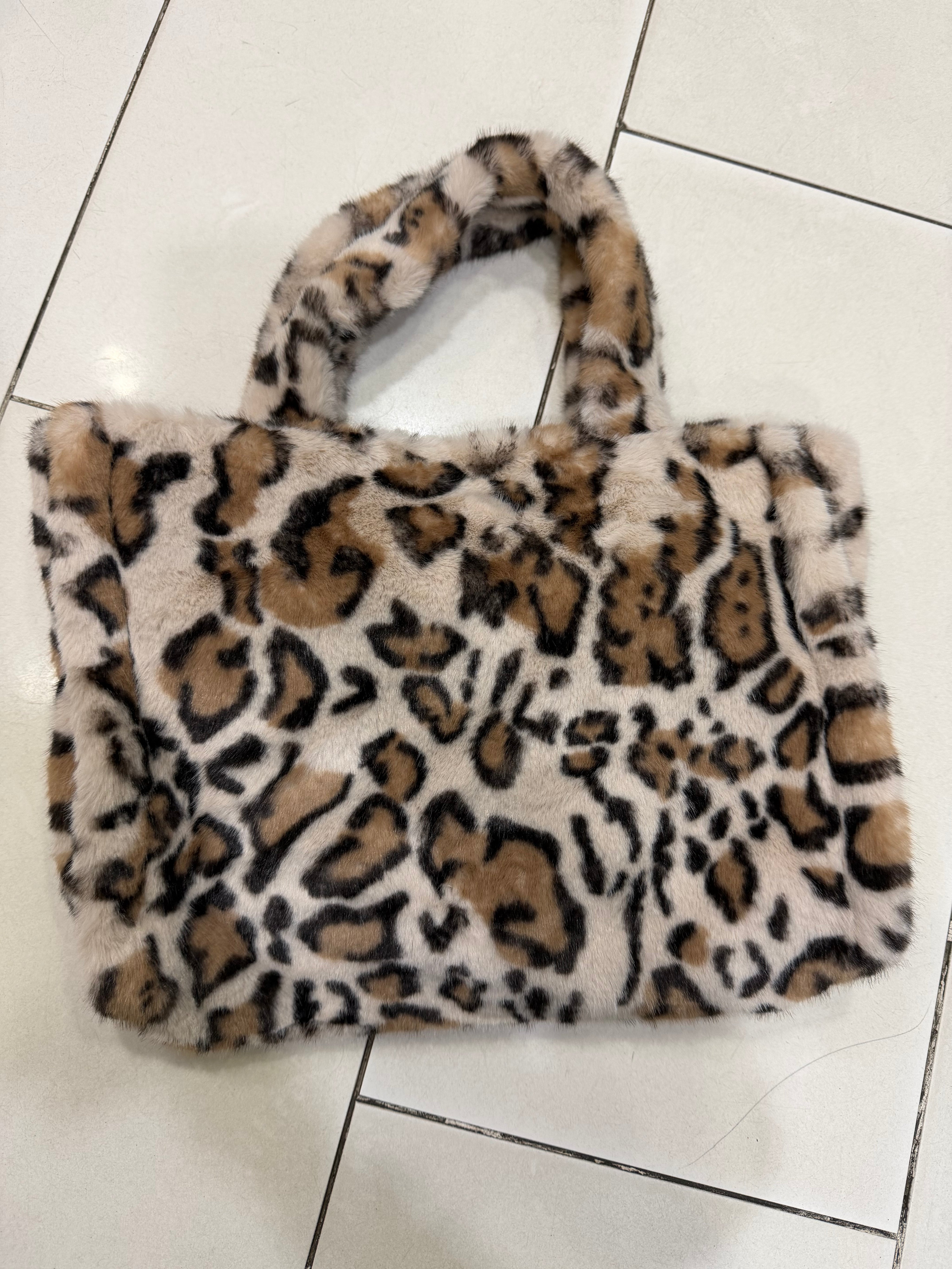 Cabas Léopard - Beige