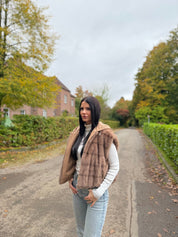 Gilet - ELSA TAUPE