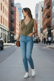 Gilet sans manches - kaki