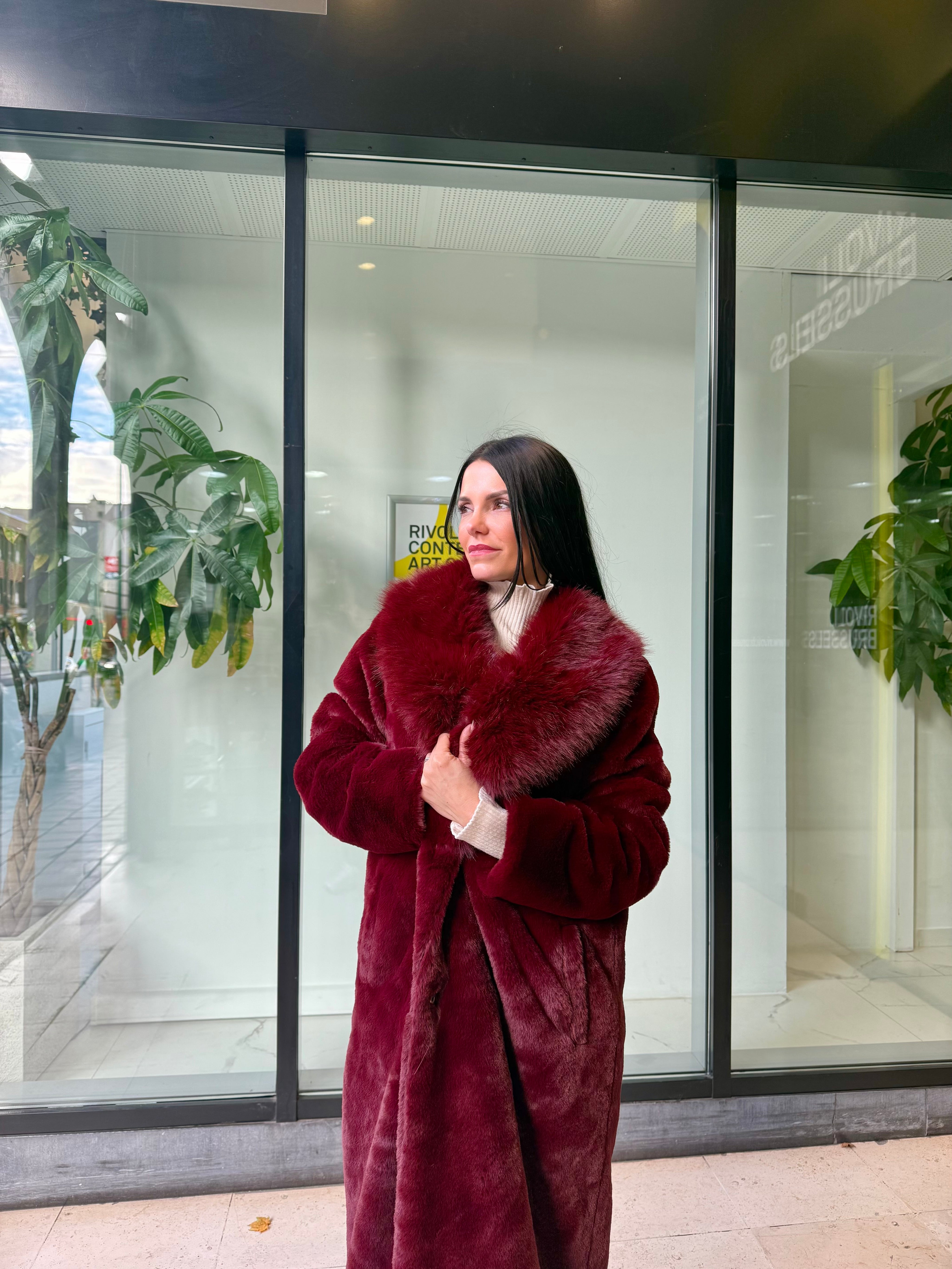 Manteau VIENNA - Bordeaux