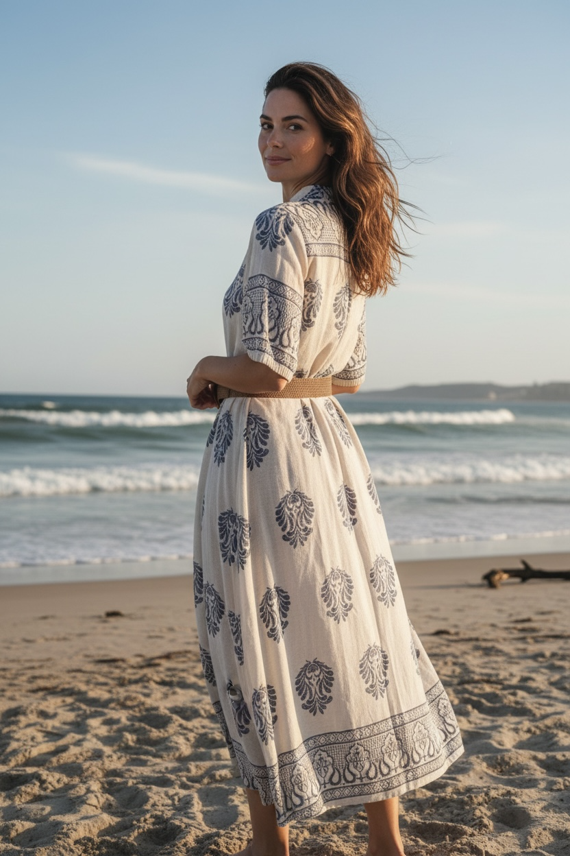 Robe Kali - bleue