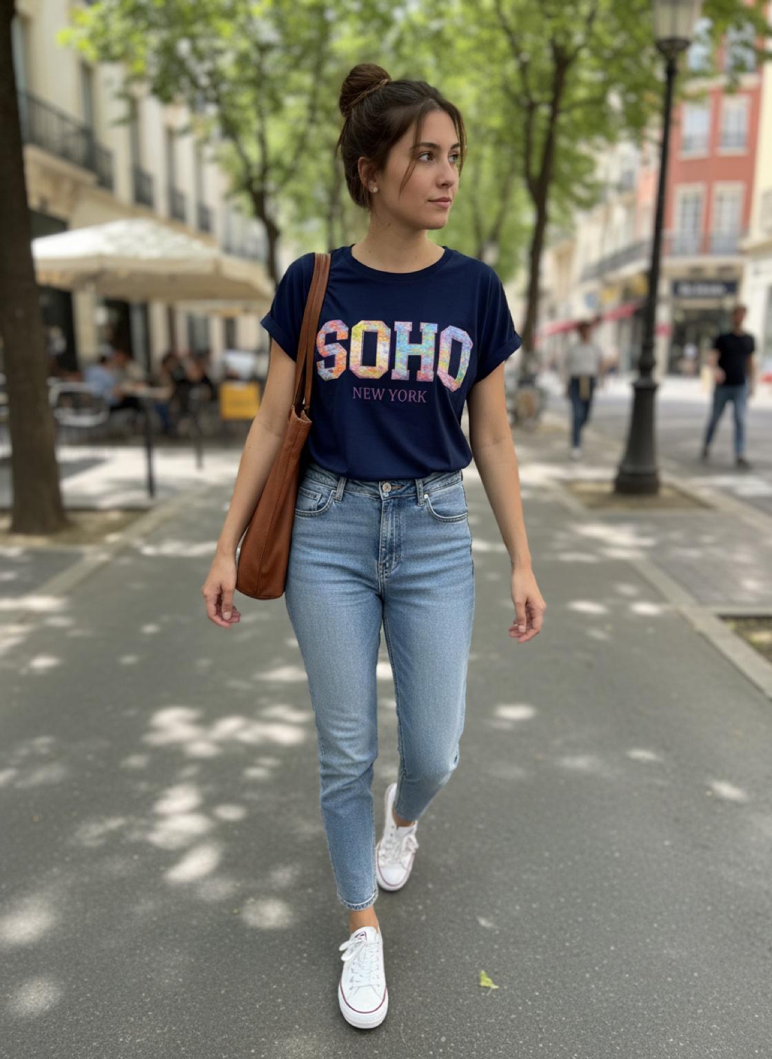 T-shirt SOHO - marine