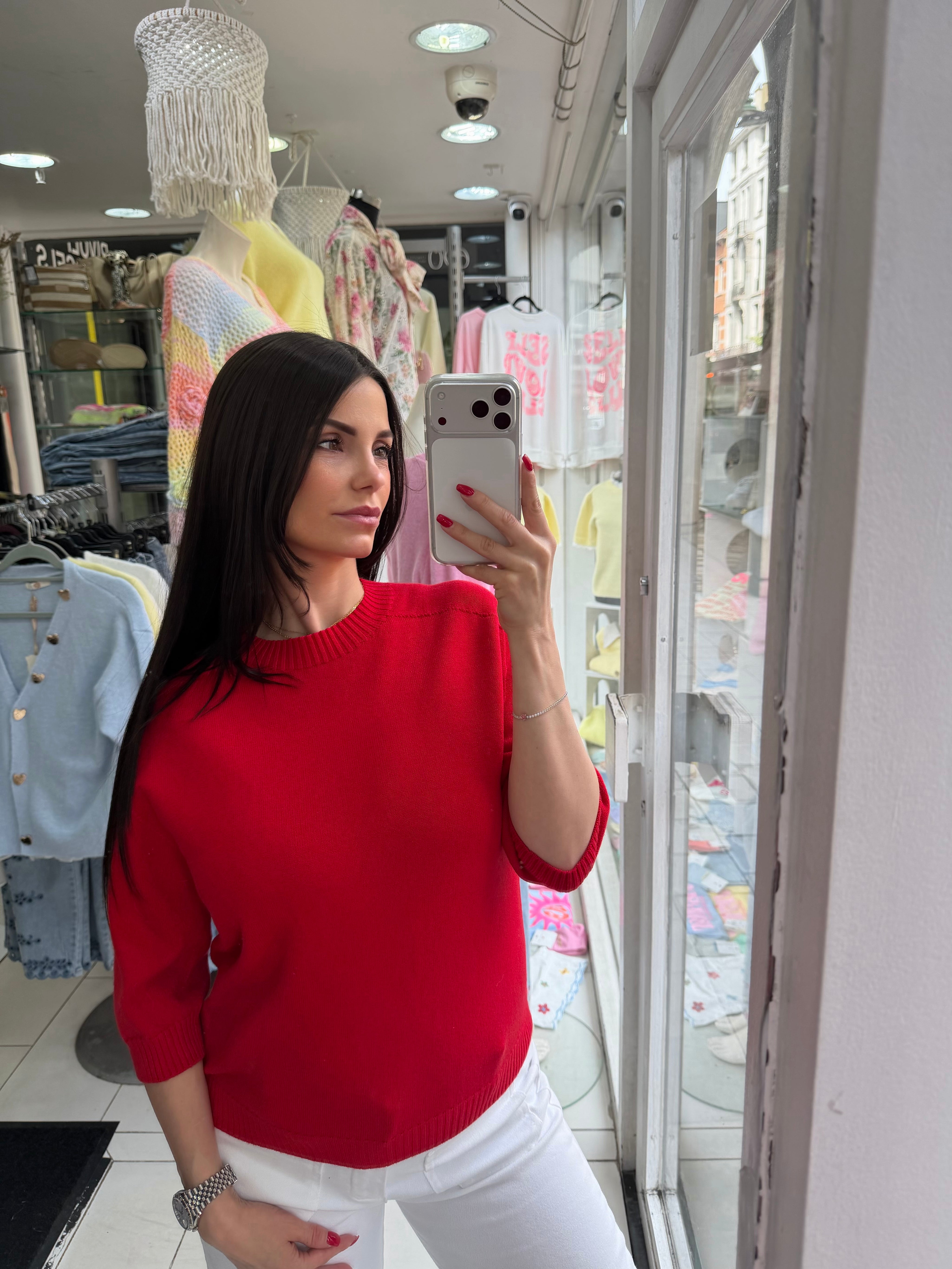 Pull Lucie - rouge