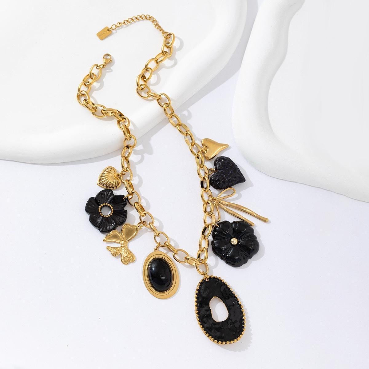 Collier Maya Noir