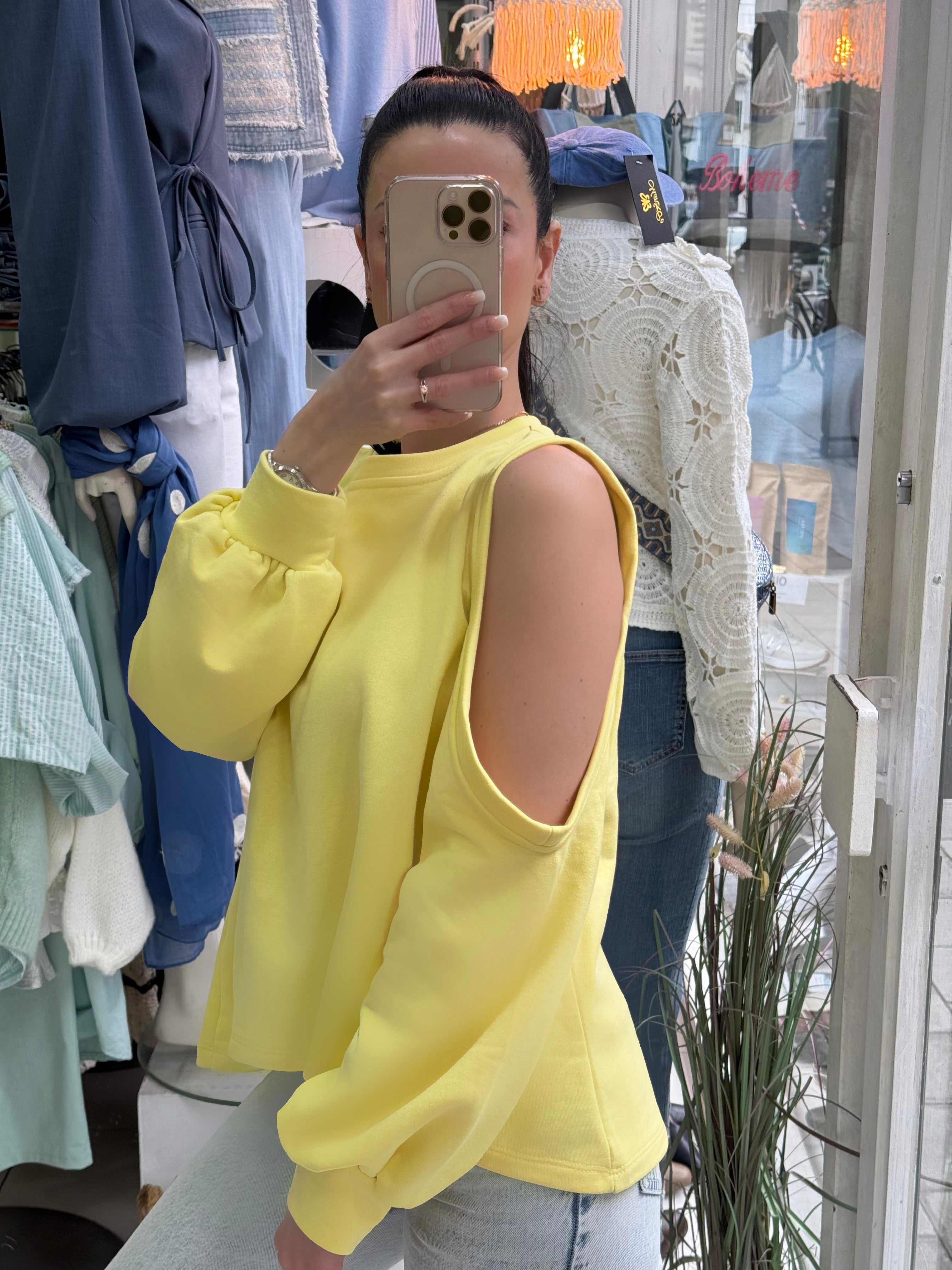 Sweat Olivia - jaune