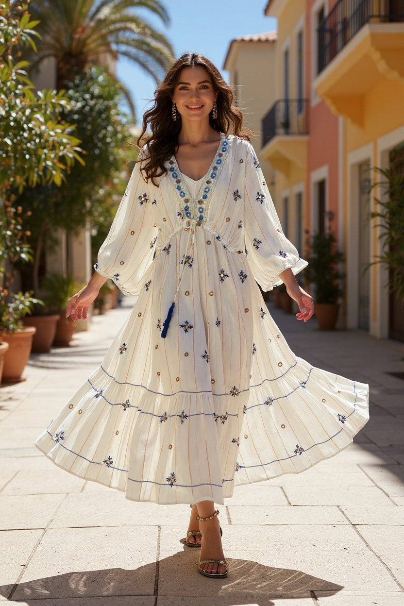 Robe Gaby - turquoise