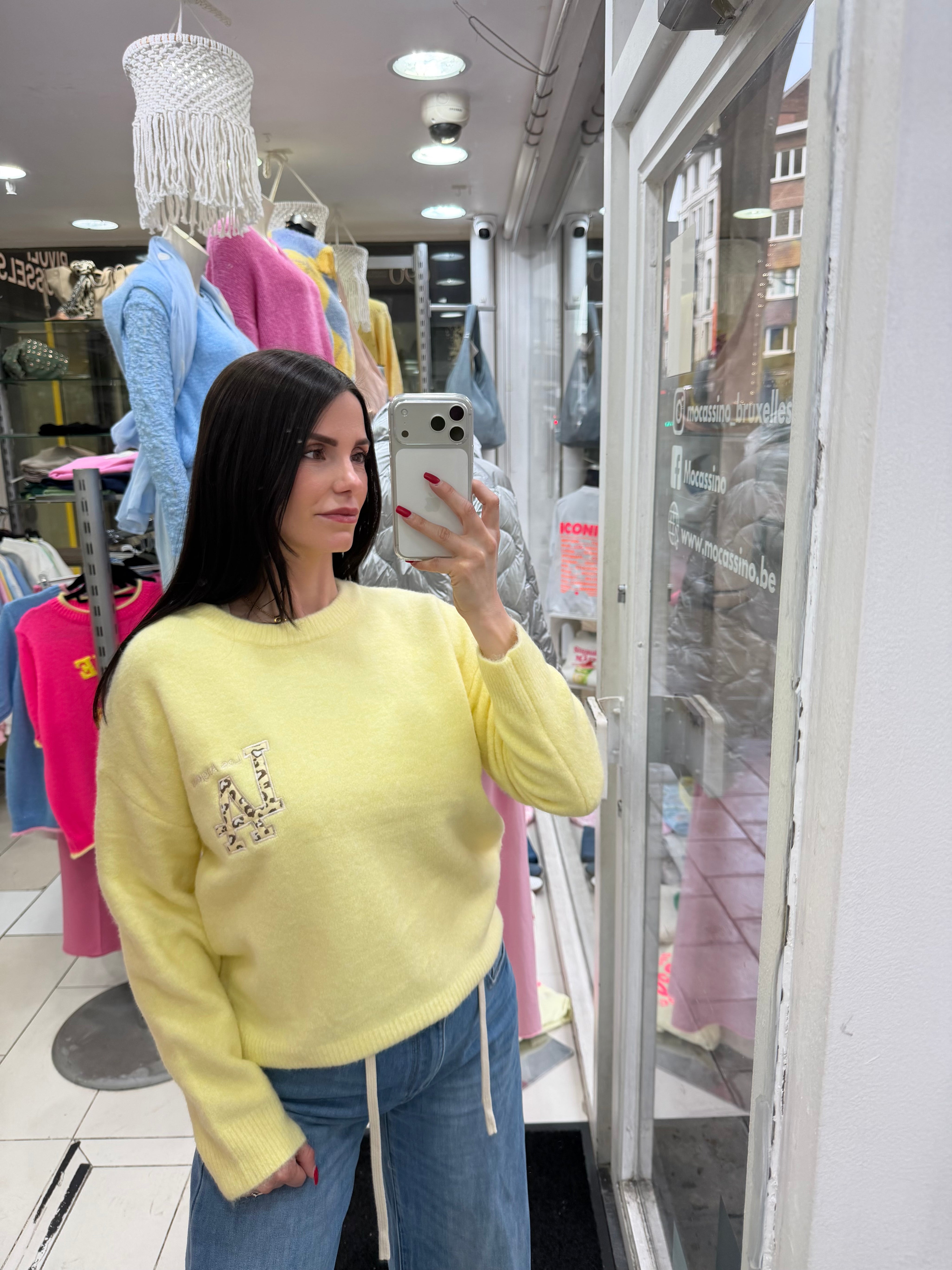 Pull Los Angeles - jaune