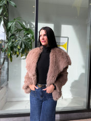 VESTE ARIA - TAUPE