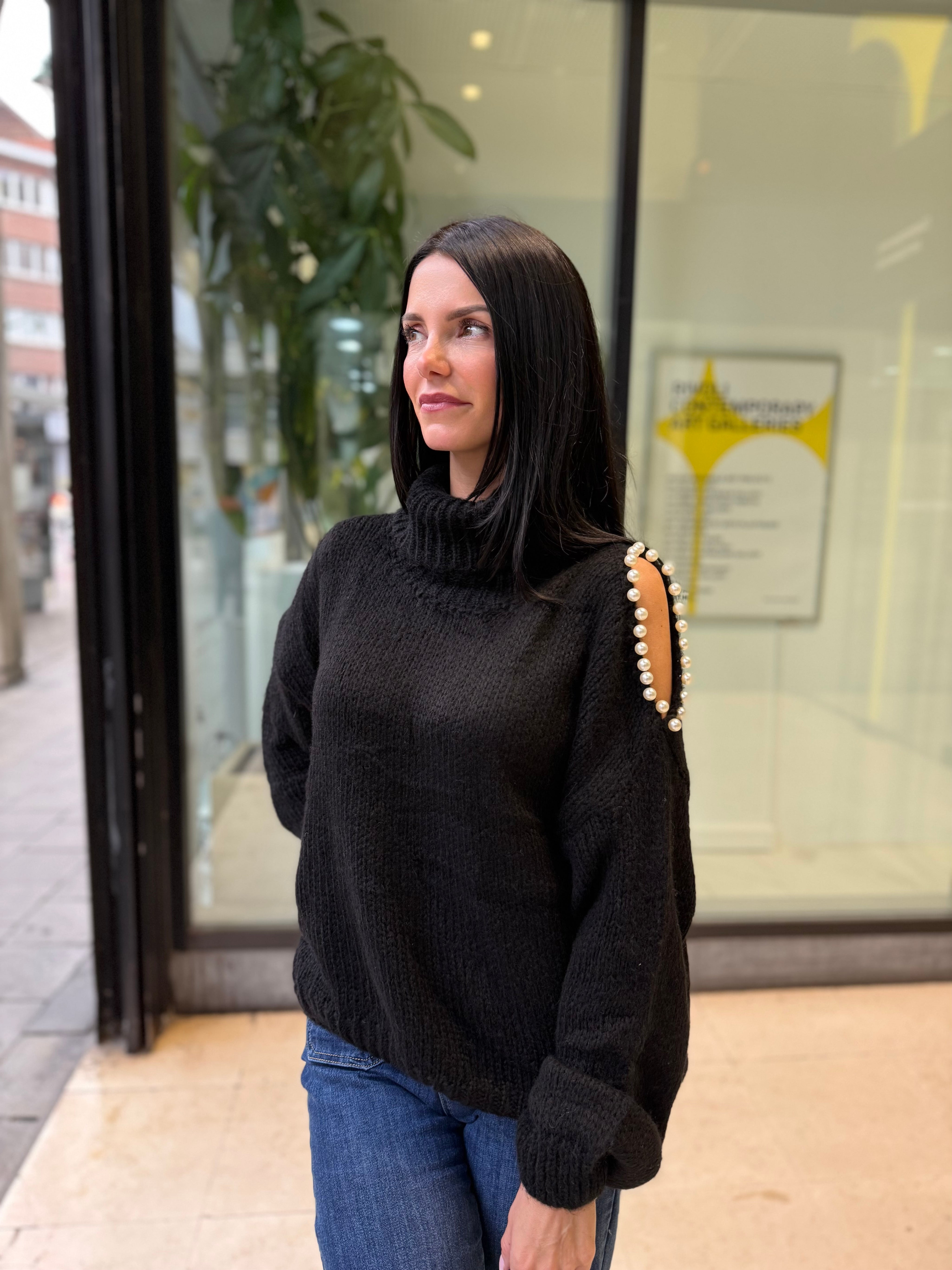 Pull “Ambre” – Noir