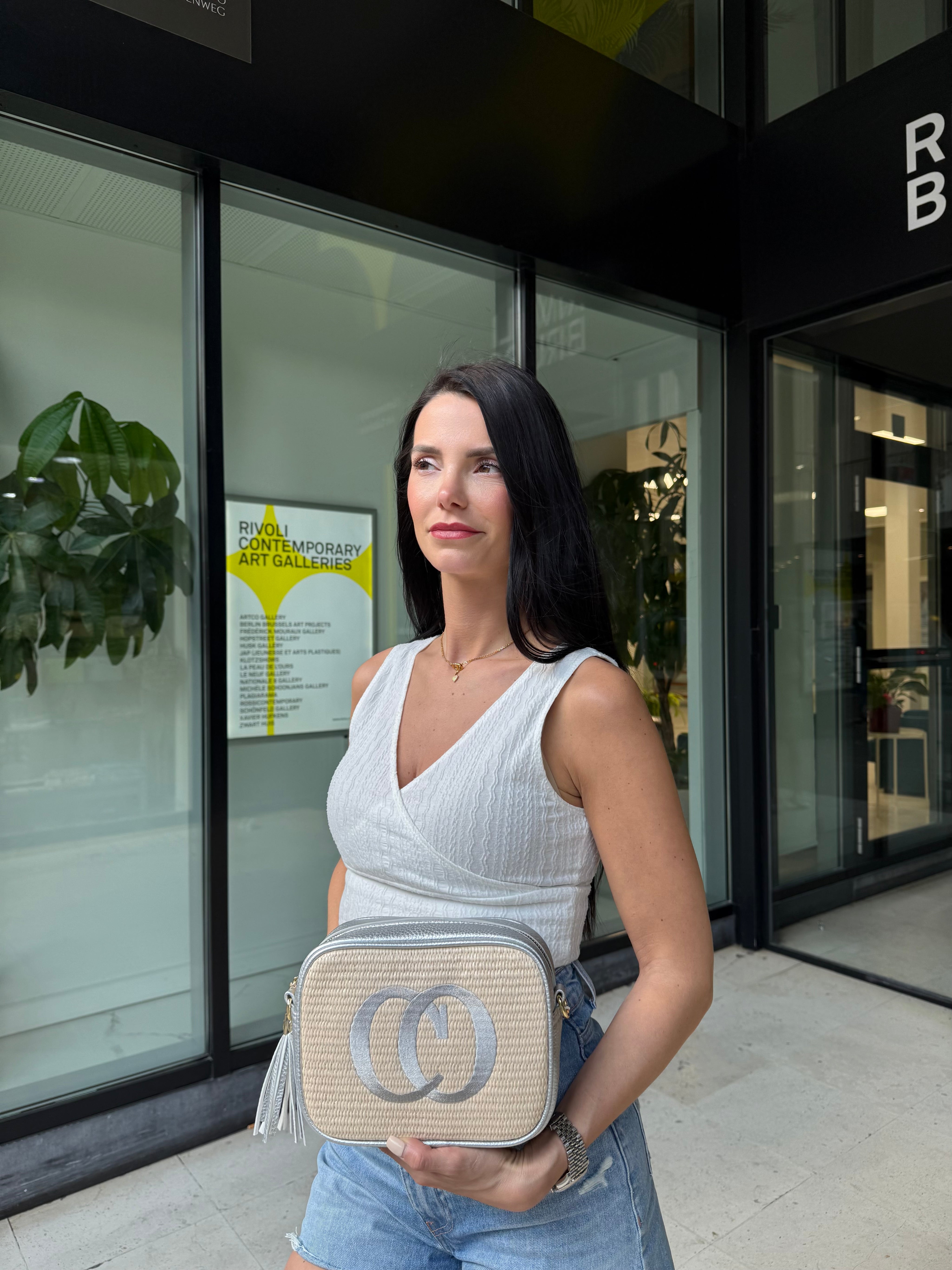 Sac “Silver Riviera” – Éclat & Élégance