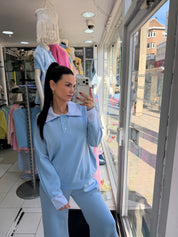 Jogging Chemise - bleu