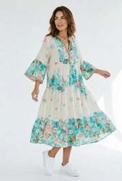 Robe Isabella - turquoise