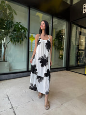 Robe Black Bloom