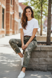 Pantalon Flora - kaki