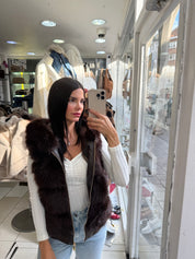 Gilet choco profond