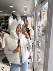 Gilet Polar Glam blanc