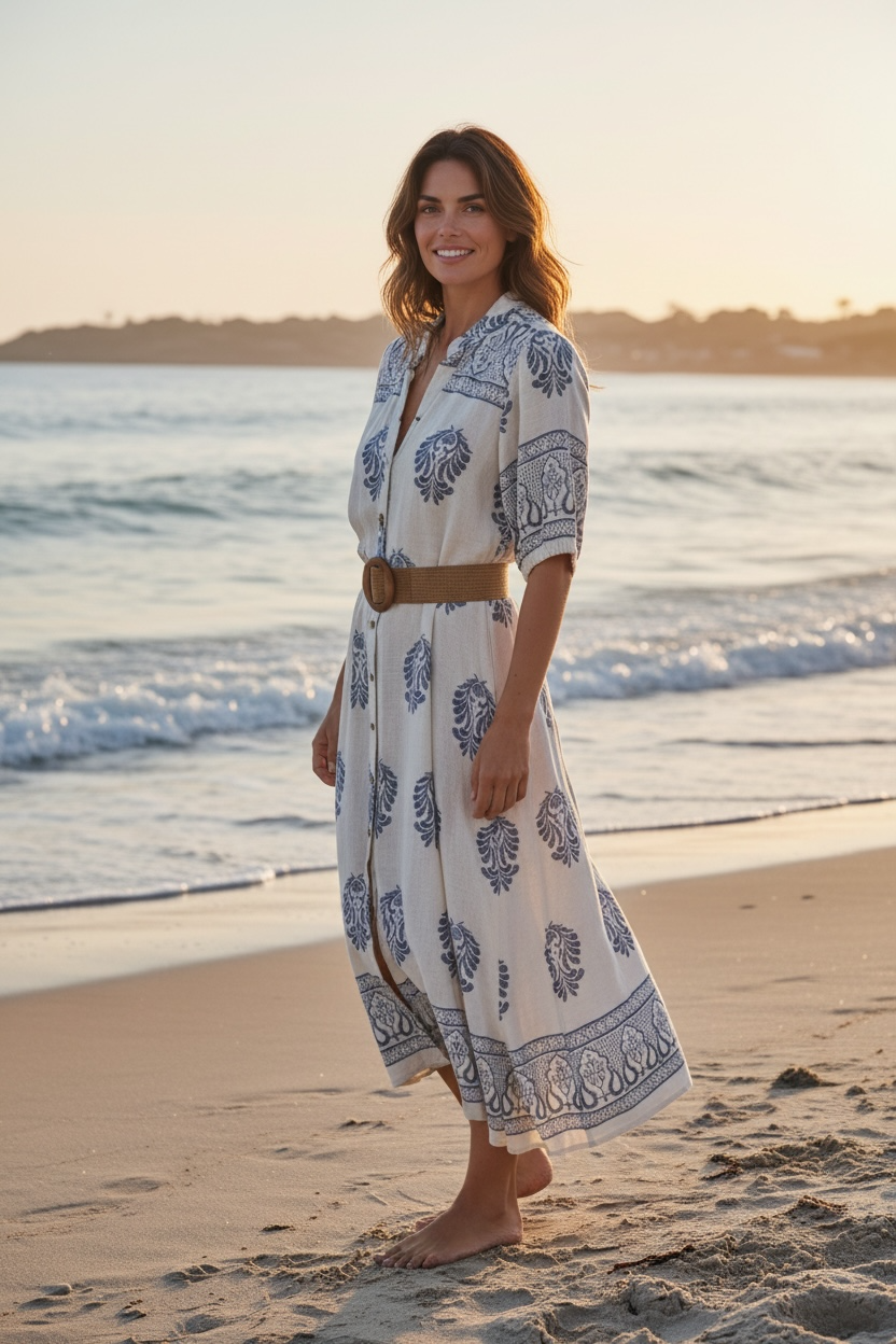 Robe Kali - bleue