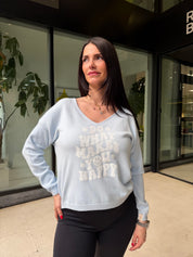 Pull Happy - bleu