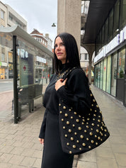 Sac “Galaxy Glam” – Noir & Détails Dorés