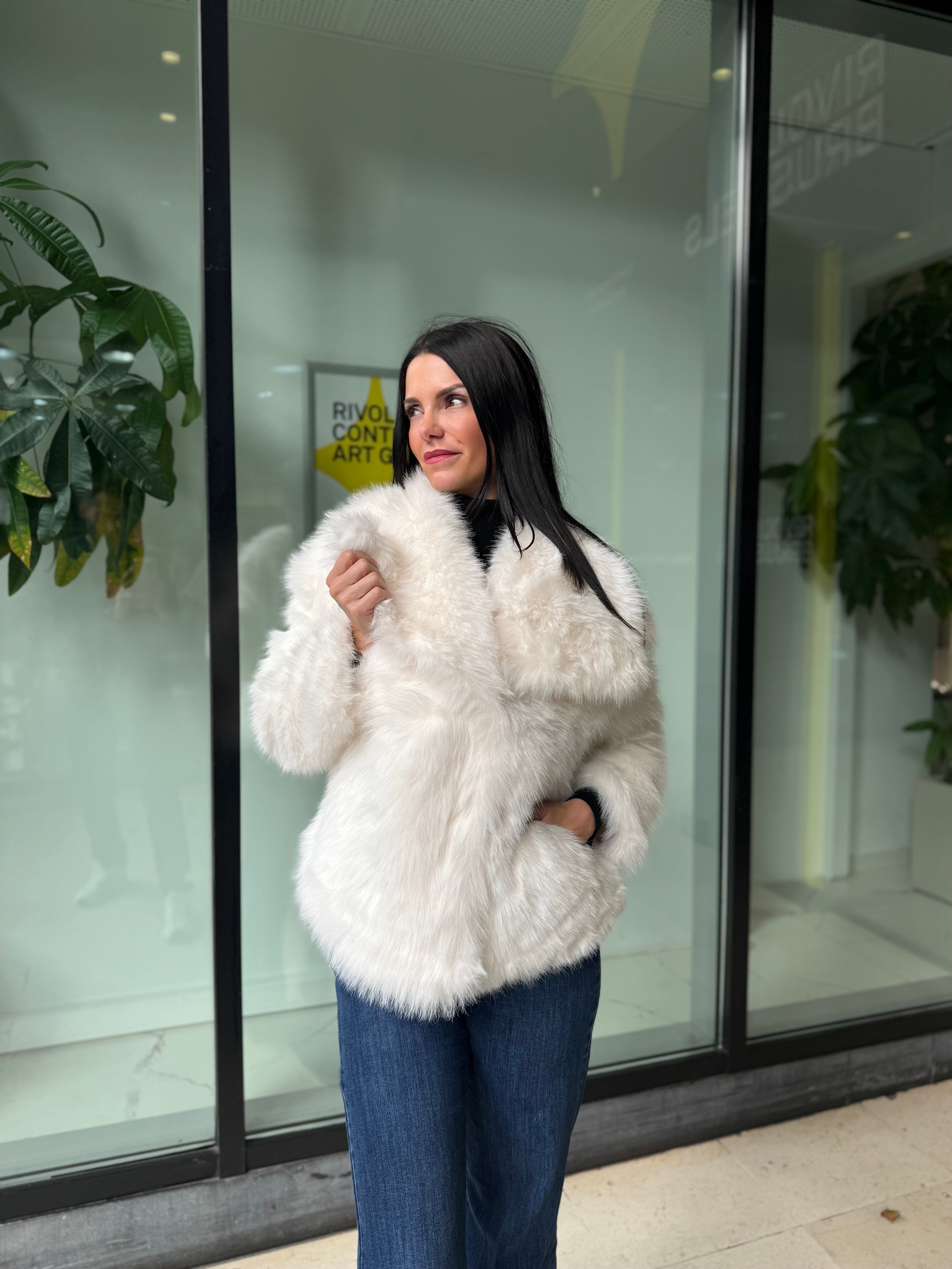 VESTE ARIA - BLANC