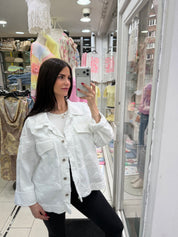 Veste 100% cotton - blanc
