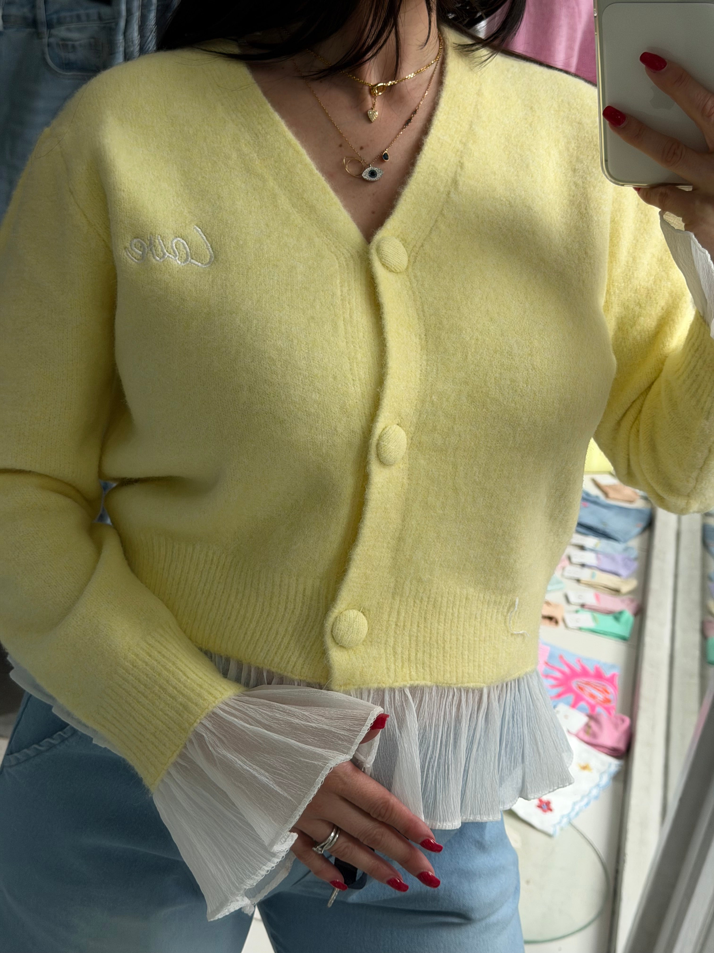 Gilet Eloïse - jaune