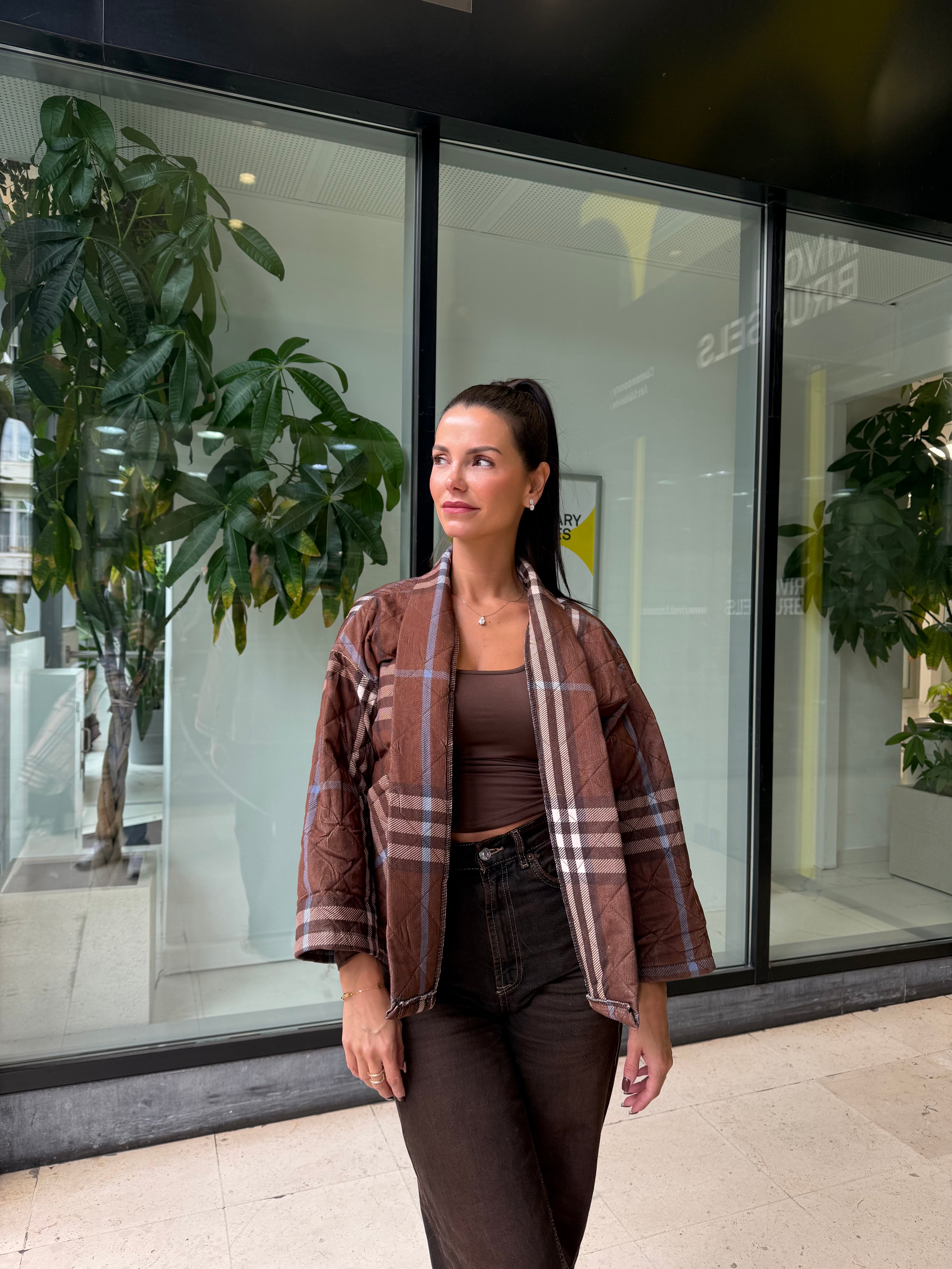 Veste Oxford Chocolat