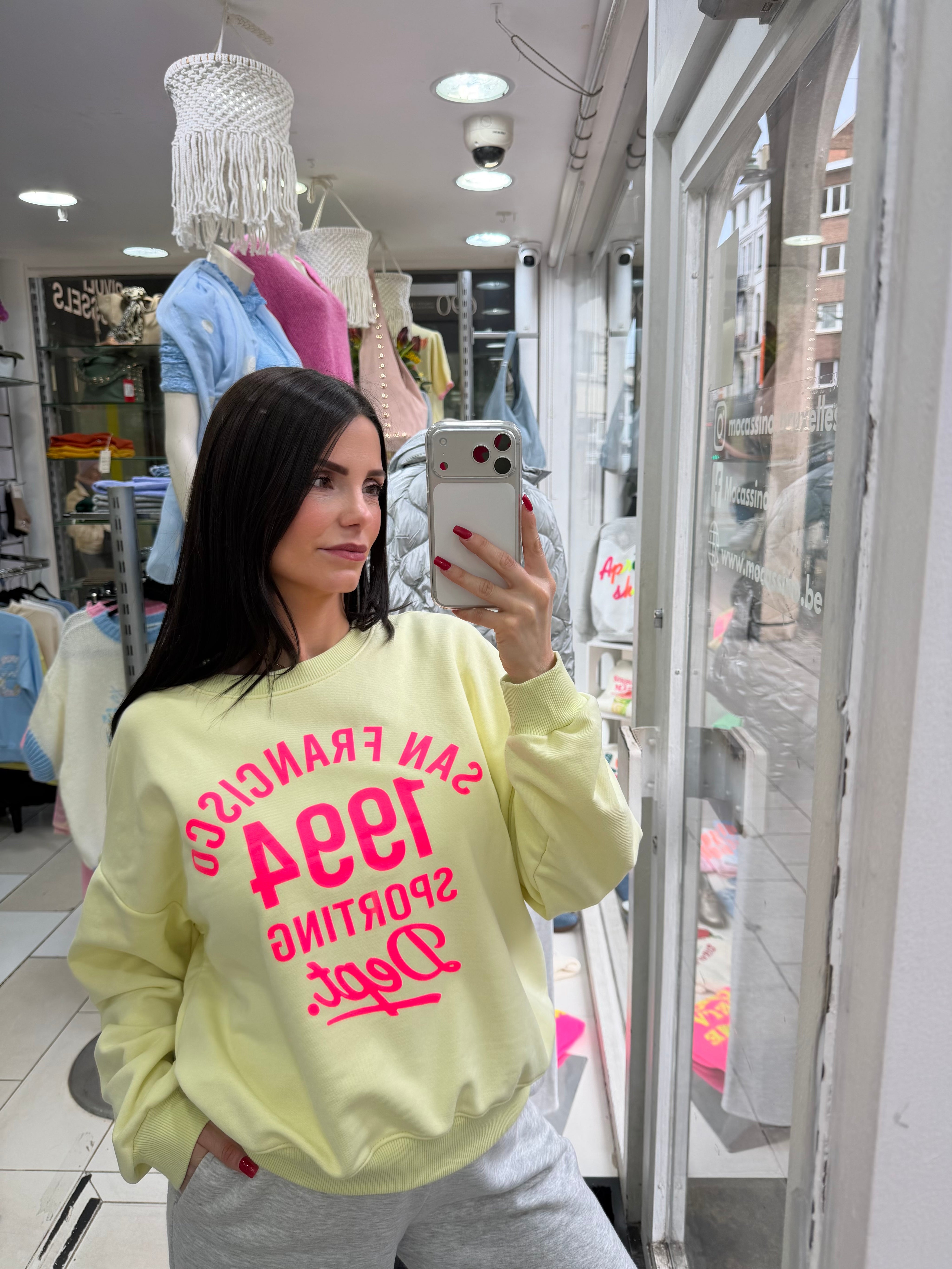 Sweat San Francisco - jaune