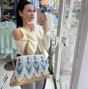 Panier bohème jeans