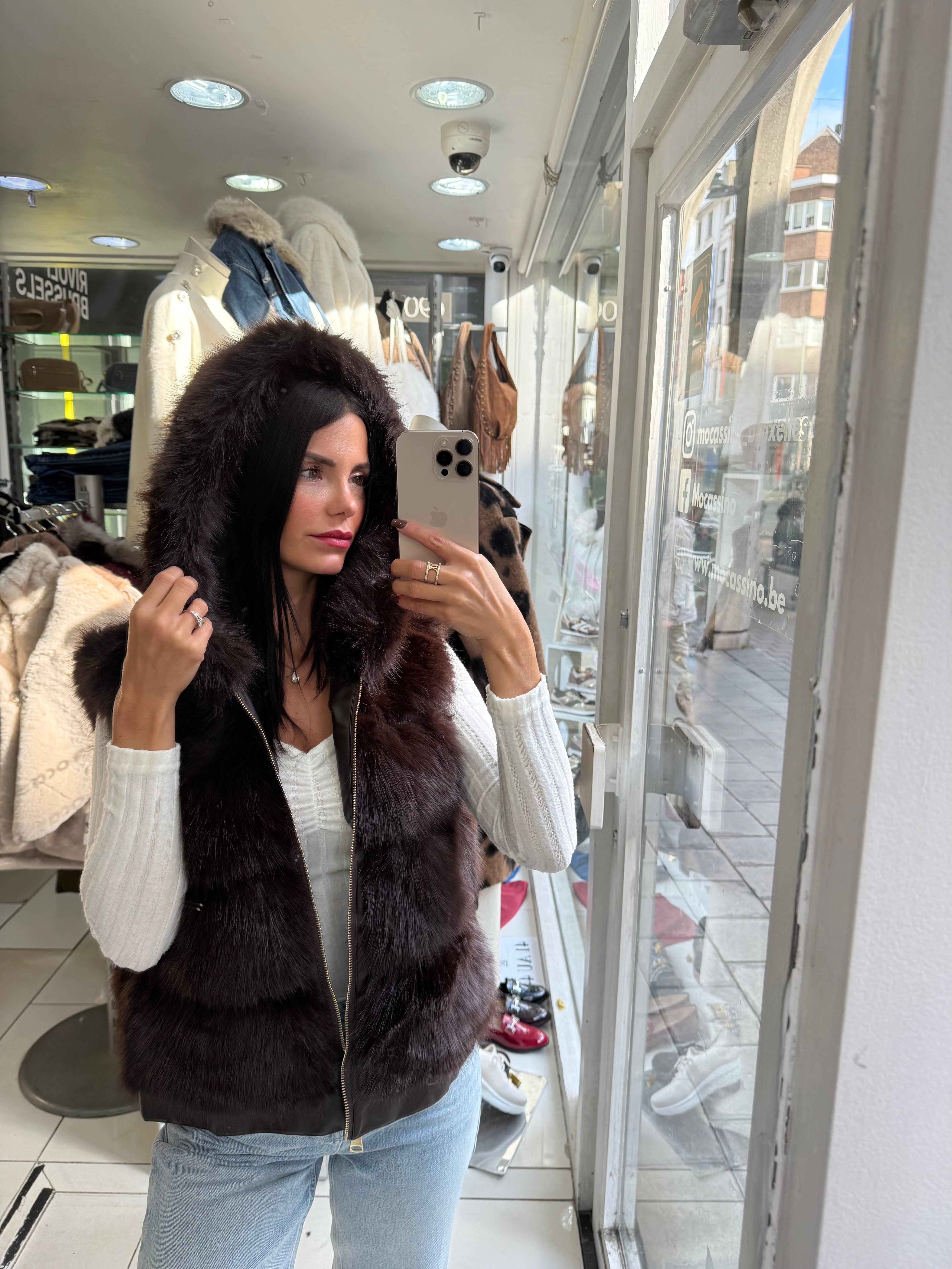 Gilet choco profond