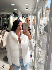 Gilet Polar Glam blanc