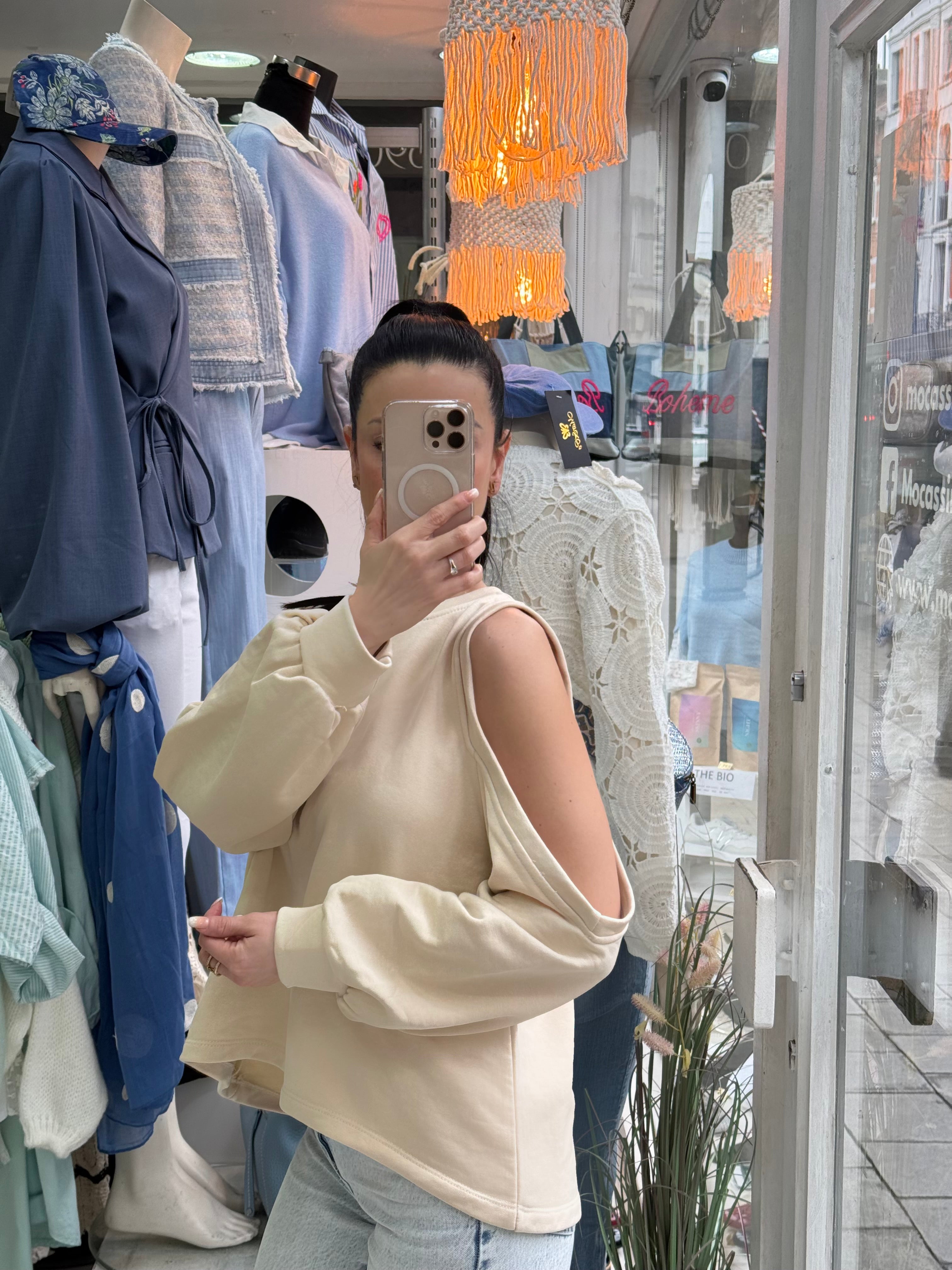 Sweat Olivia - beige
