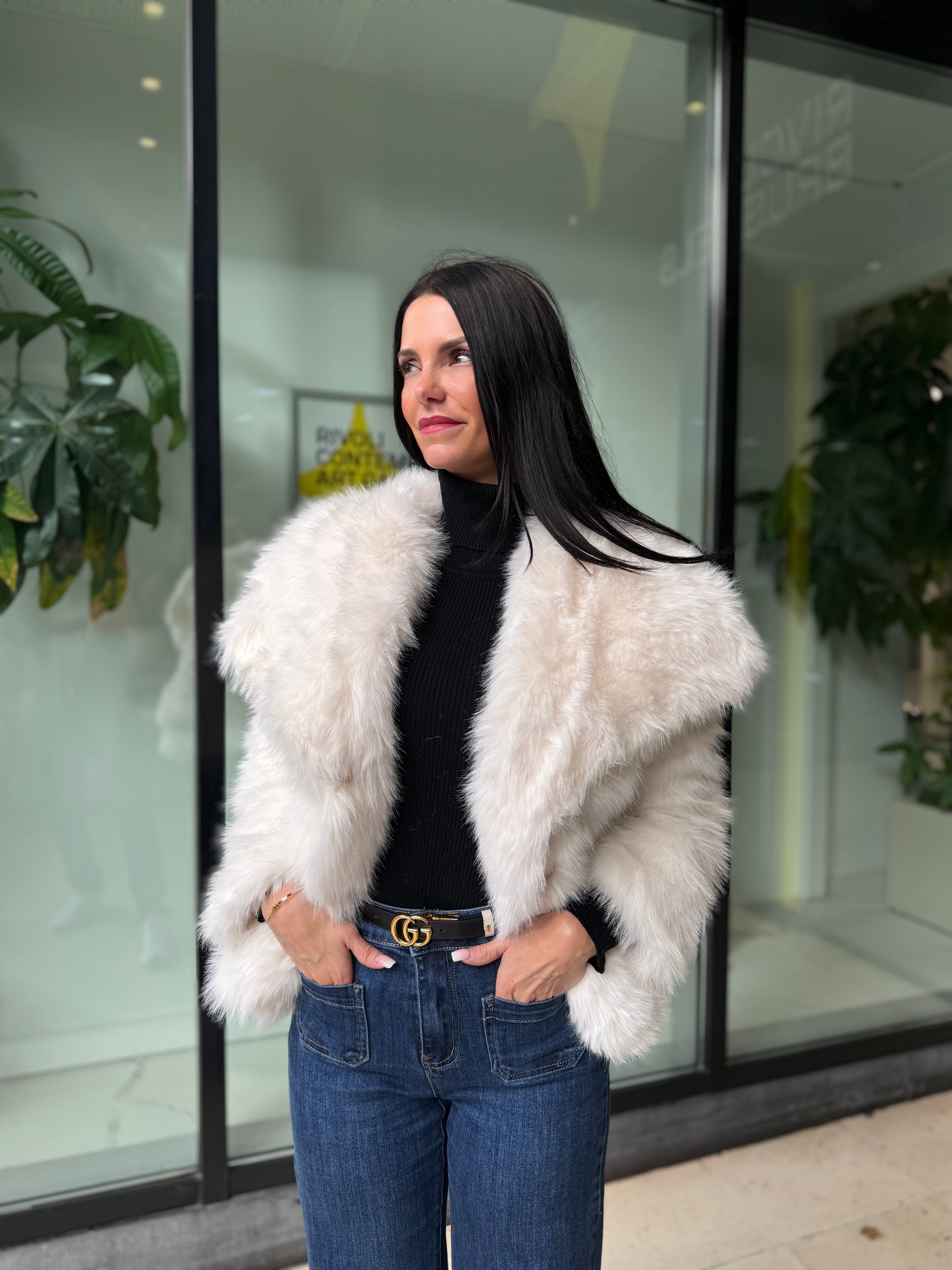 VESTE ARIA - BLANC