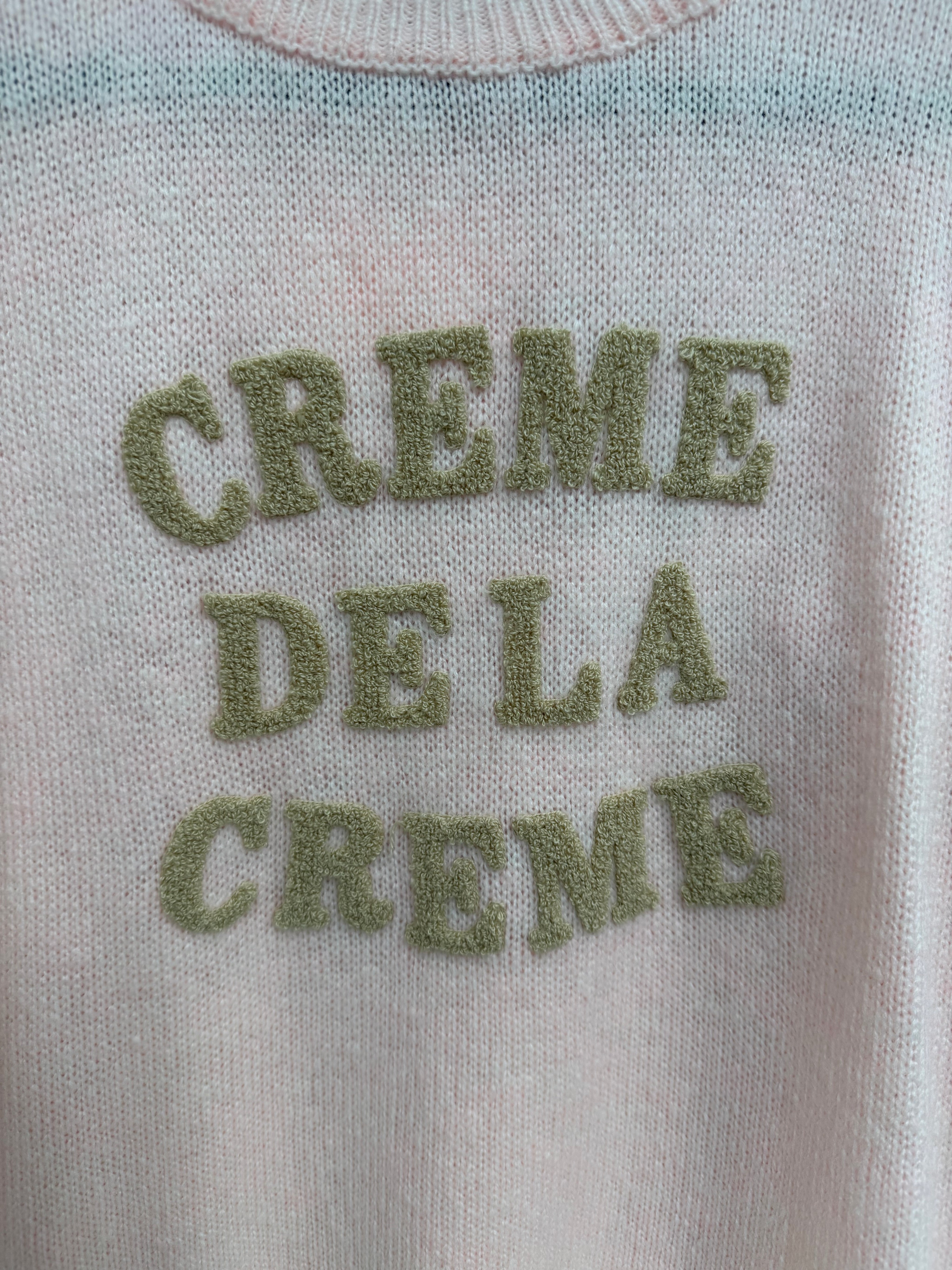 Pull crème - rose
