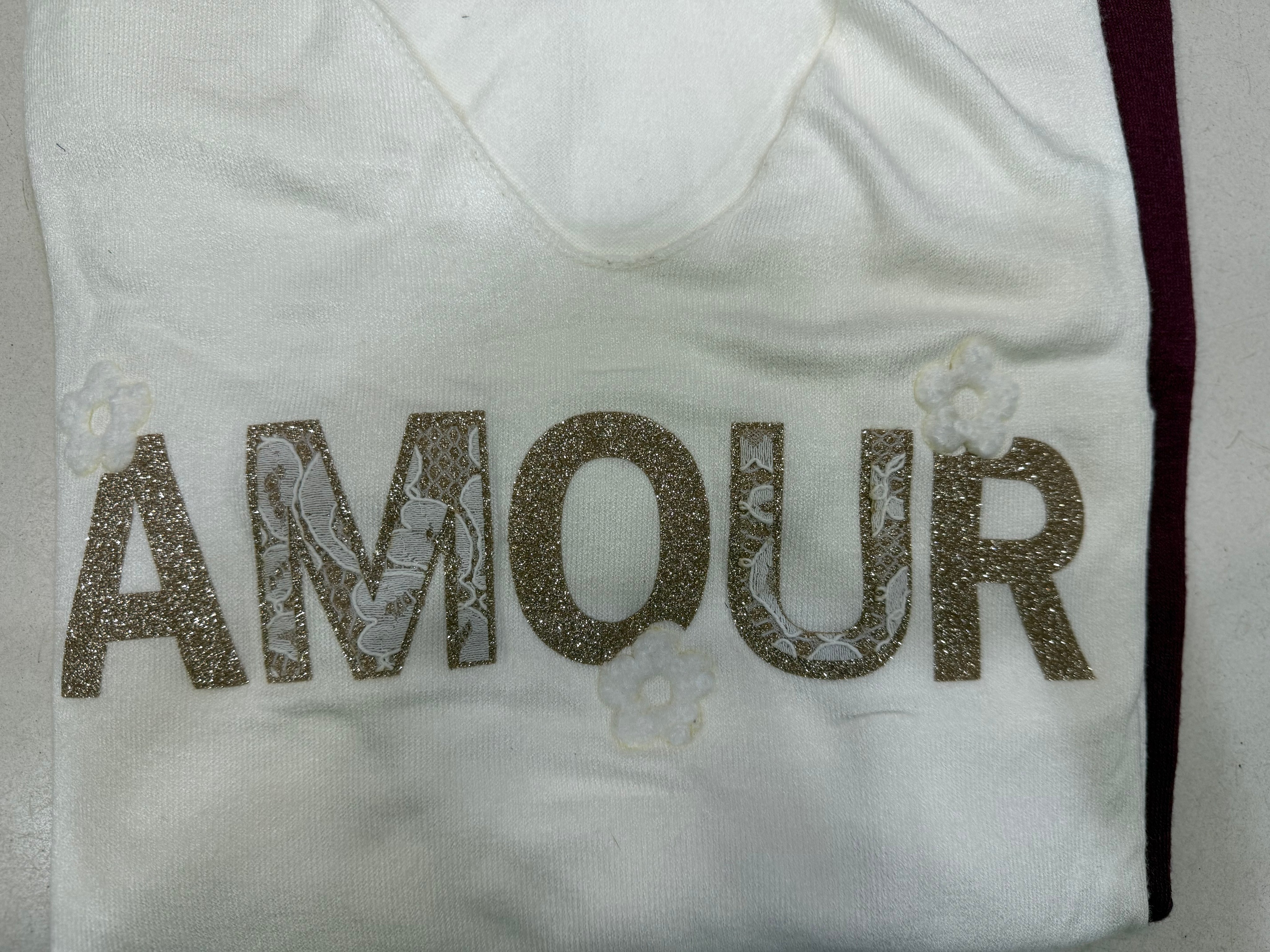 Pull Blanc AMOUR