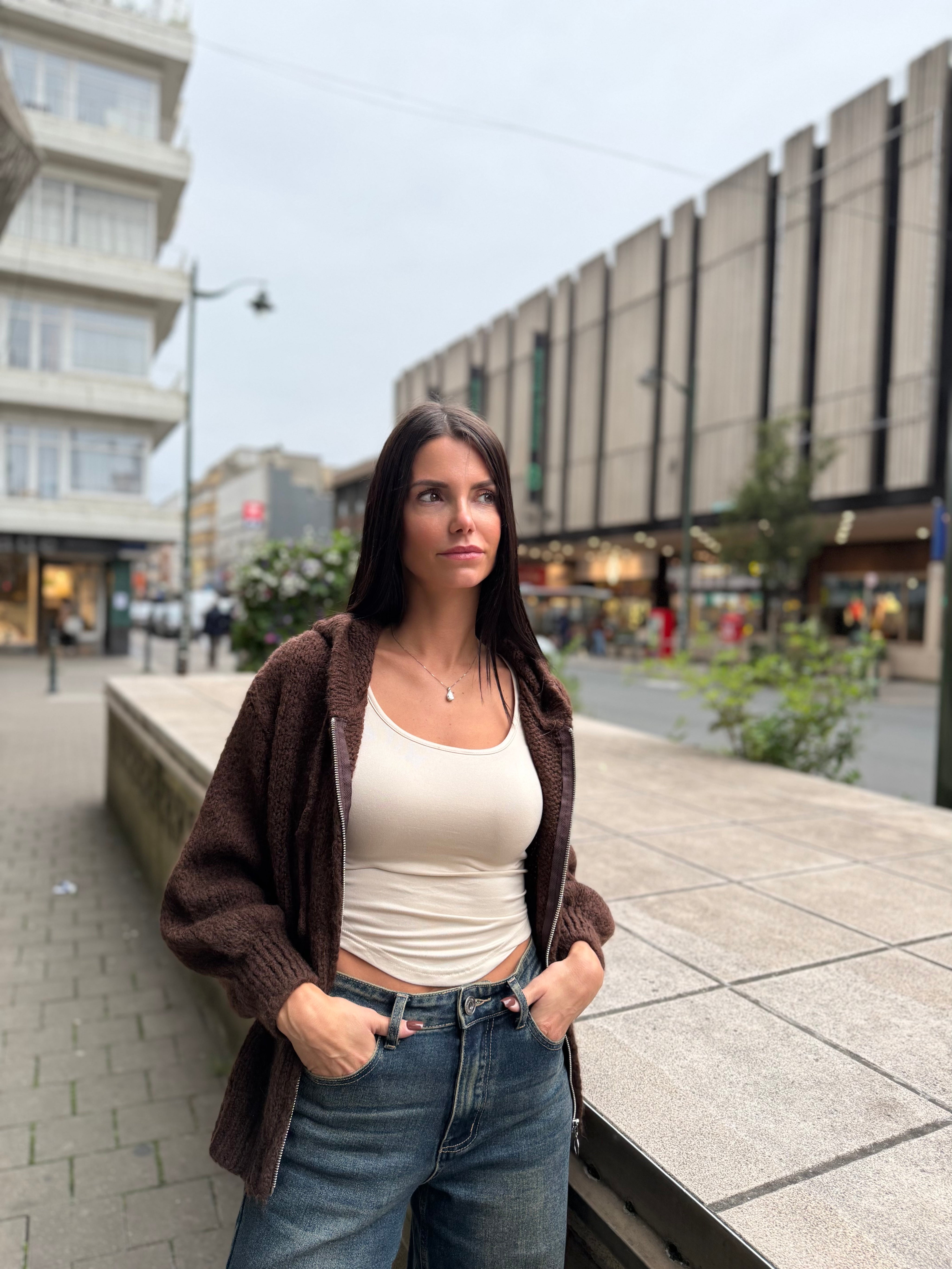 Gilet Mona Chocolat