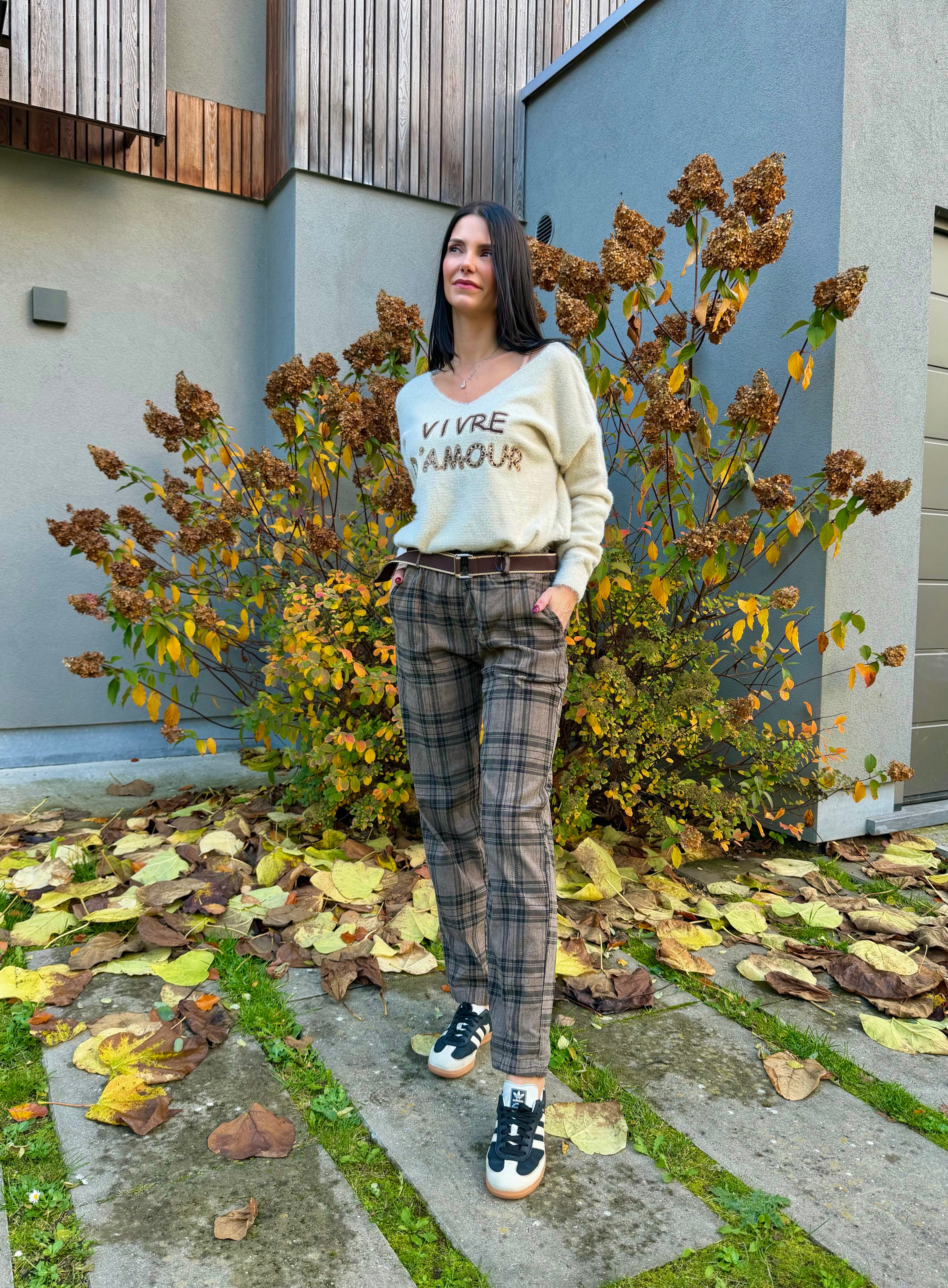 Pantalon Caroline - Taupe