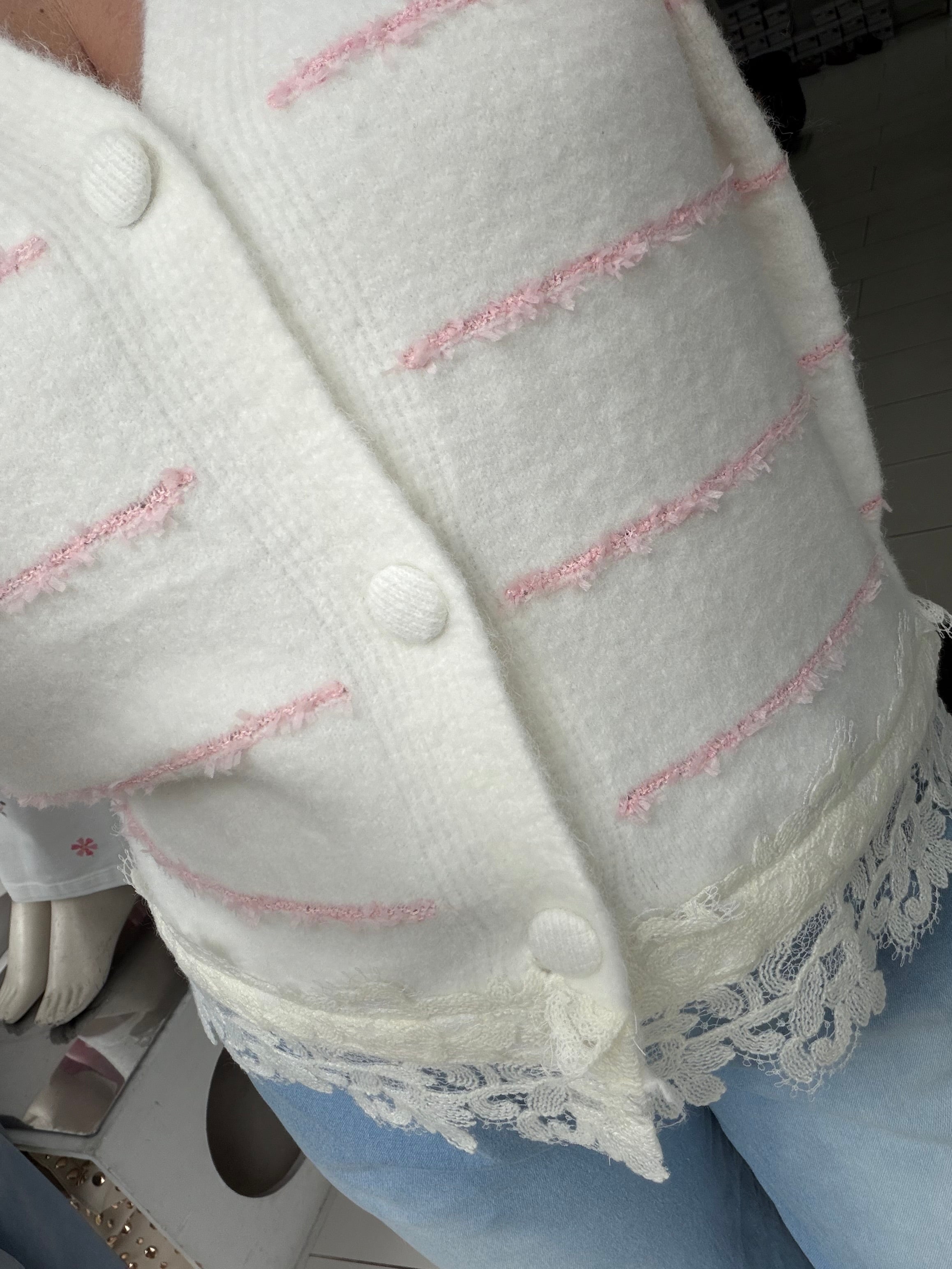 Gilet dentelle