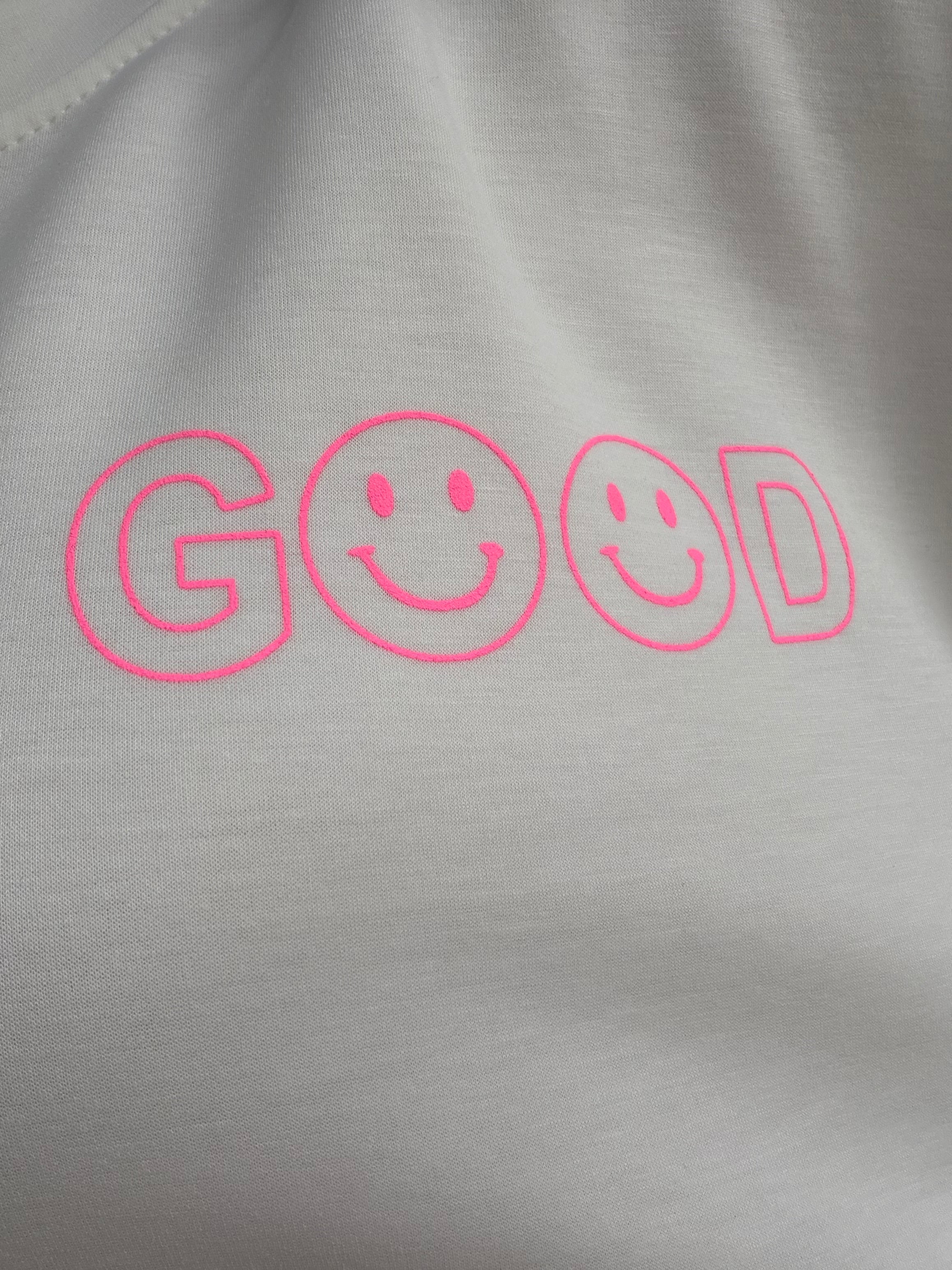 Sweat Good vibes - blanc
