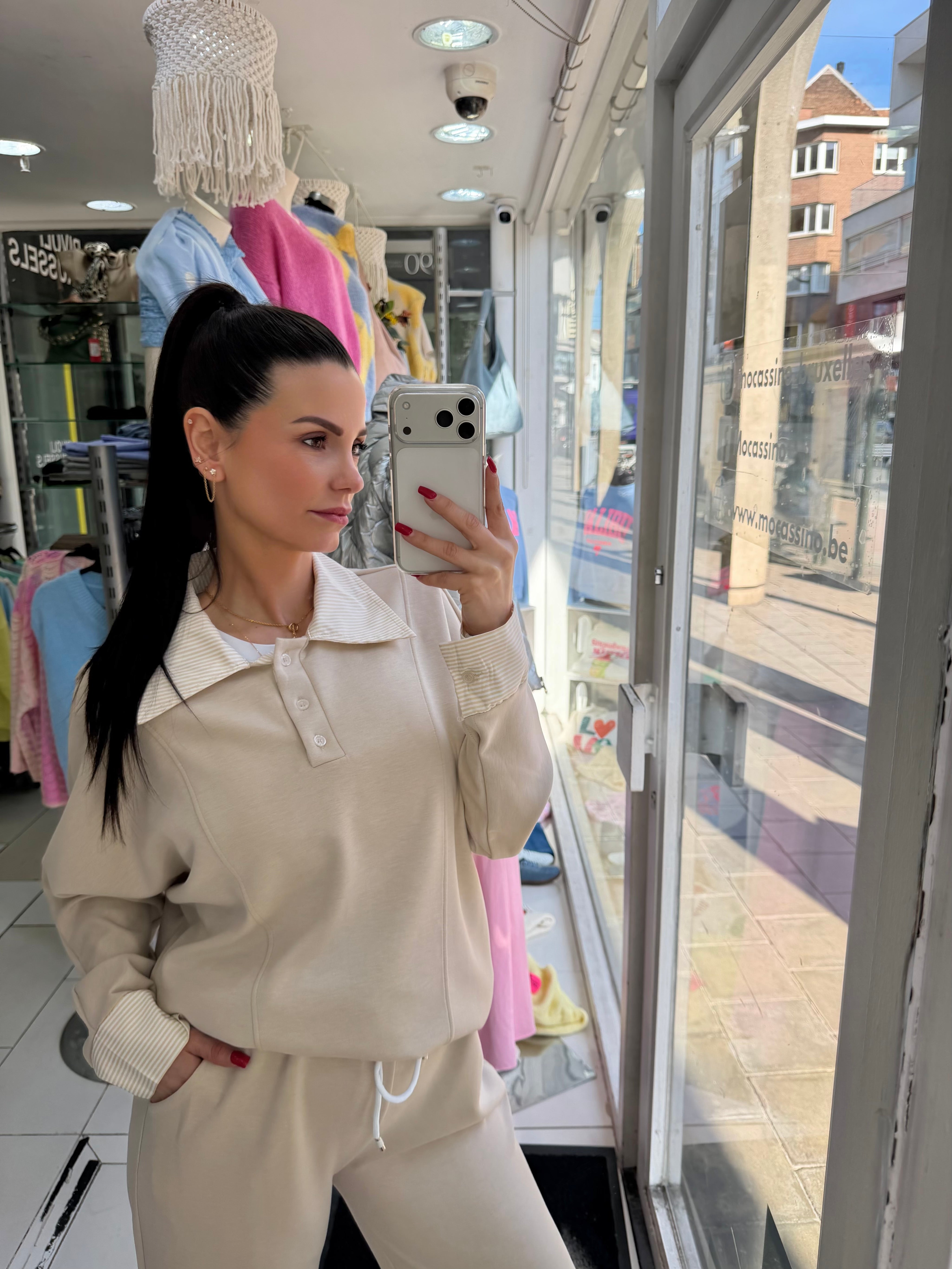 Jogging Chemise - beige